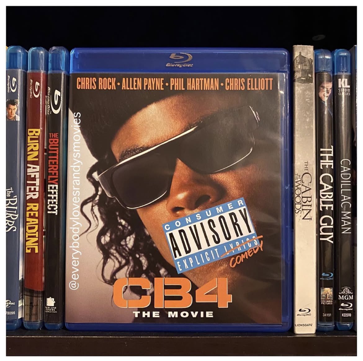 RandysMovies's tweet photo. Movie: #CB4 (1993)
Starring: #ChrisRock #AllenPayne #DeezerD #ChrisElliott #PhilHartman #CharlieMurphy #KhandiAlexander #ArtEvans #TheresaRandle #WillardEPugh #RachelTrue
Directed By: #TamaraDavis
#BluRay
#MovieNerd
#MovieCollector
#BluRayCollection
#MovieCollection
#MovieBuff
#PhysicalMedia
#FilmTwitter