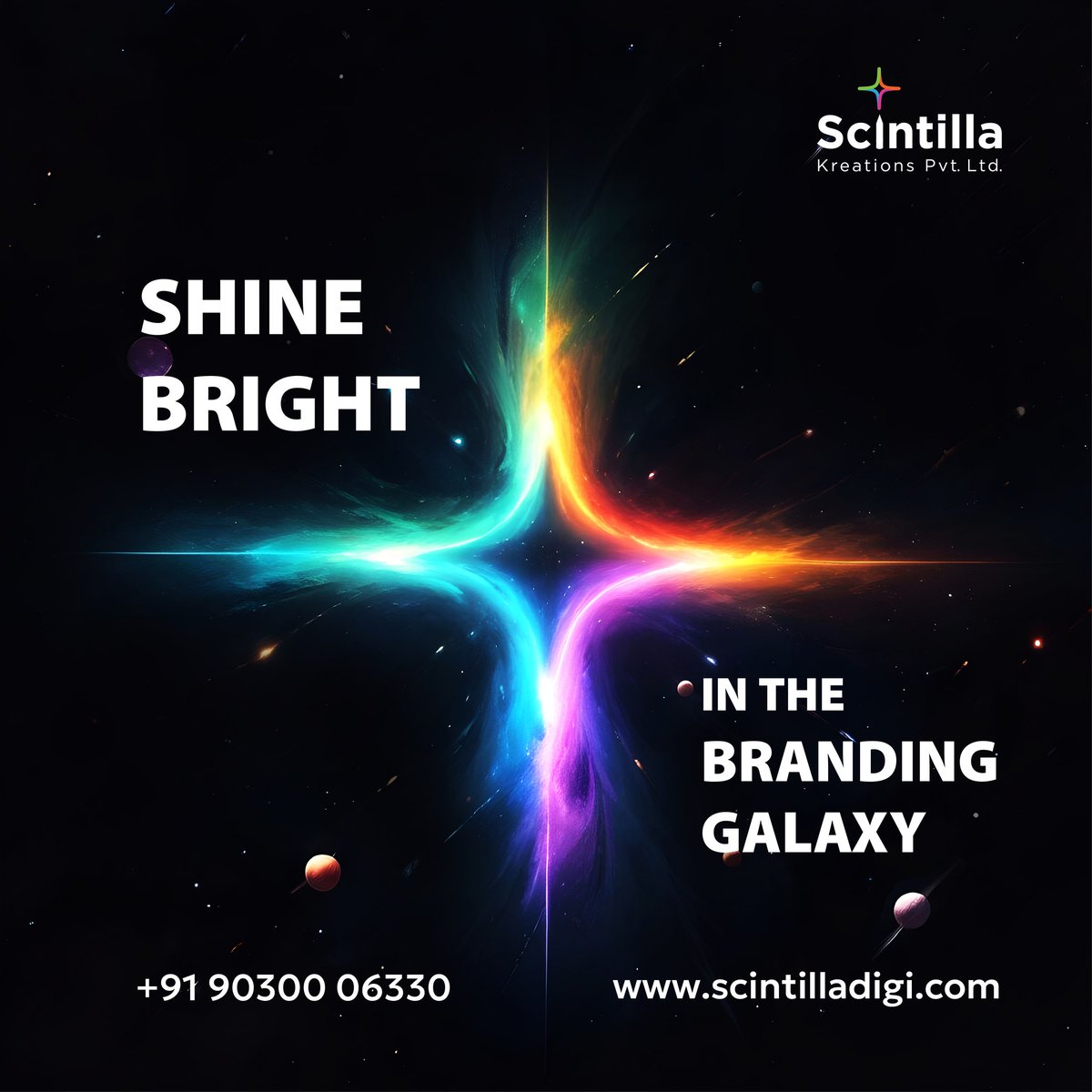 ScintillaADs's tweet image. Your brand deserves the spotlight. Scintilla Kreations can make it shine brighter than ever with smart and creative branding solutions. Let's connect to get started.

visit us : scintilladigi.com

#brandingsolutions #CreativeBranding #SmartBranding @ScintillaADs