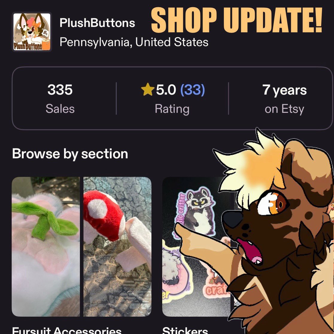 Our Etsy is FINALLY re-opened with some new goodies to boot!!

etsy.com/shop/PlushButt…