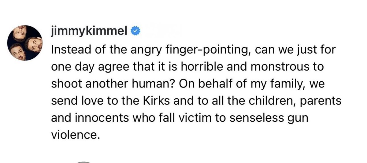 What <a href="/jimmykimmel/">Jimmy Kimmel</a> really said. 

Protect our democracy, protect free speech. Not cancel culture.