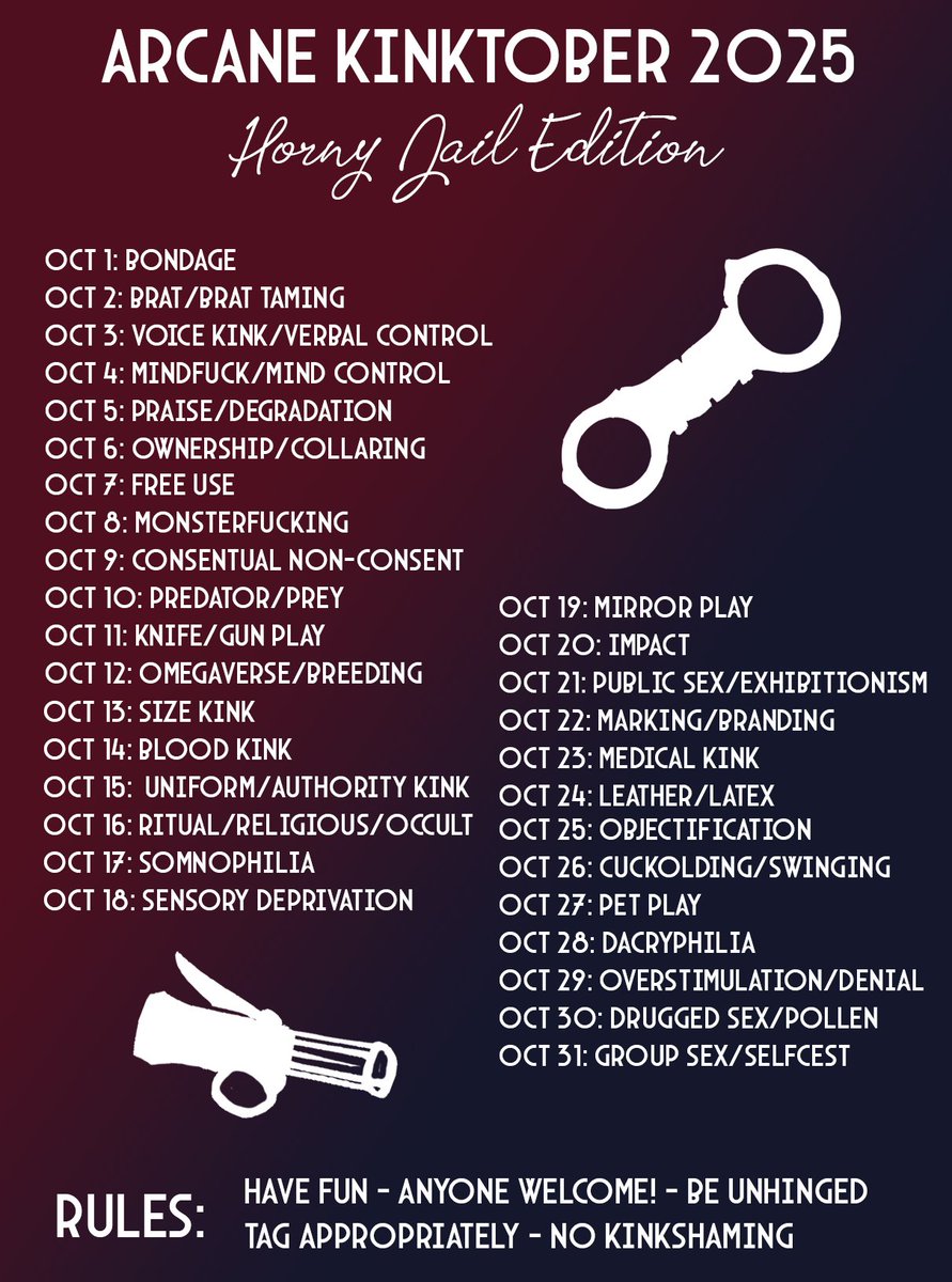 arcanekinktober's tweet image. #arcanekinktober

Ao3 Collection: archiveofourown.org/collections/Ar…

5 DAYS TO GO!