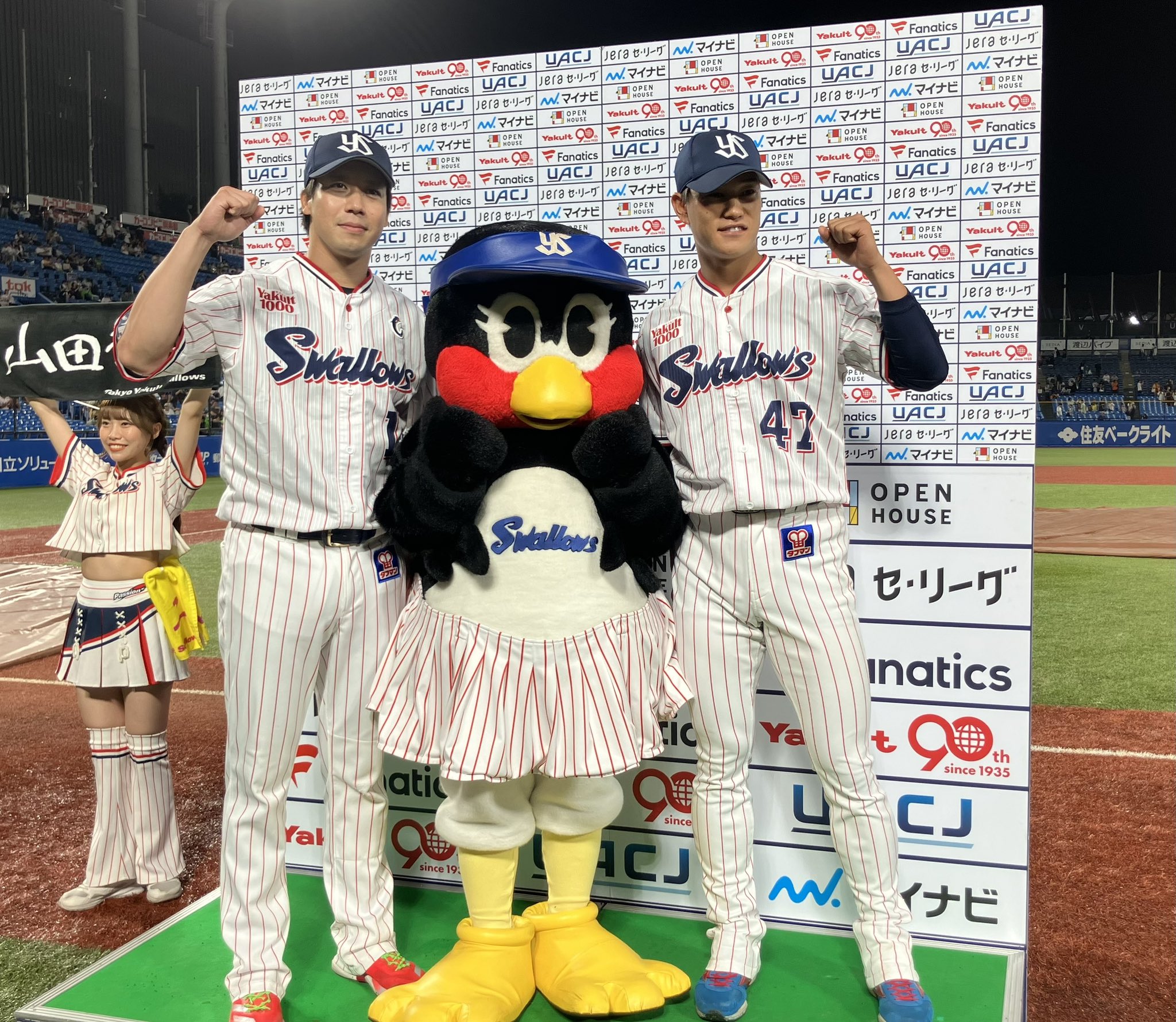 2015年ヤクルトスワローズ 打者3部門アートパネル