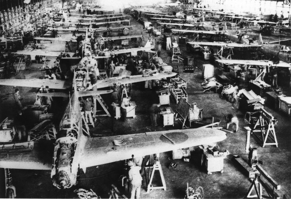 製造中の三式戦闘機 飛燕
#日本陸軍