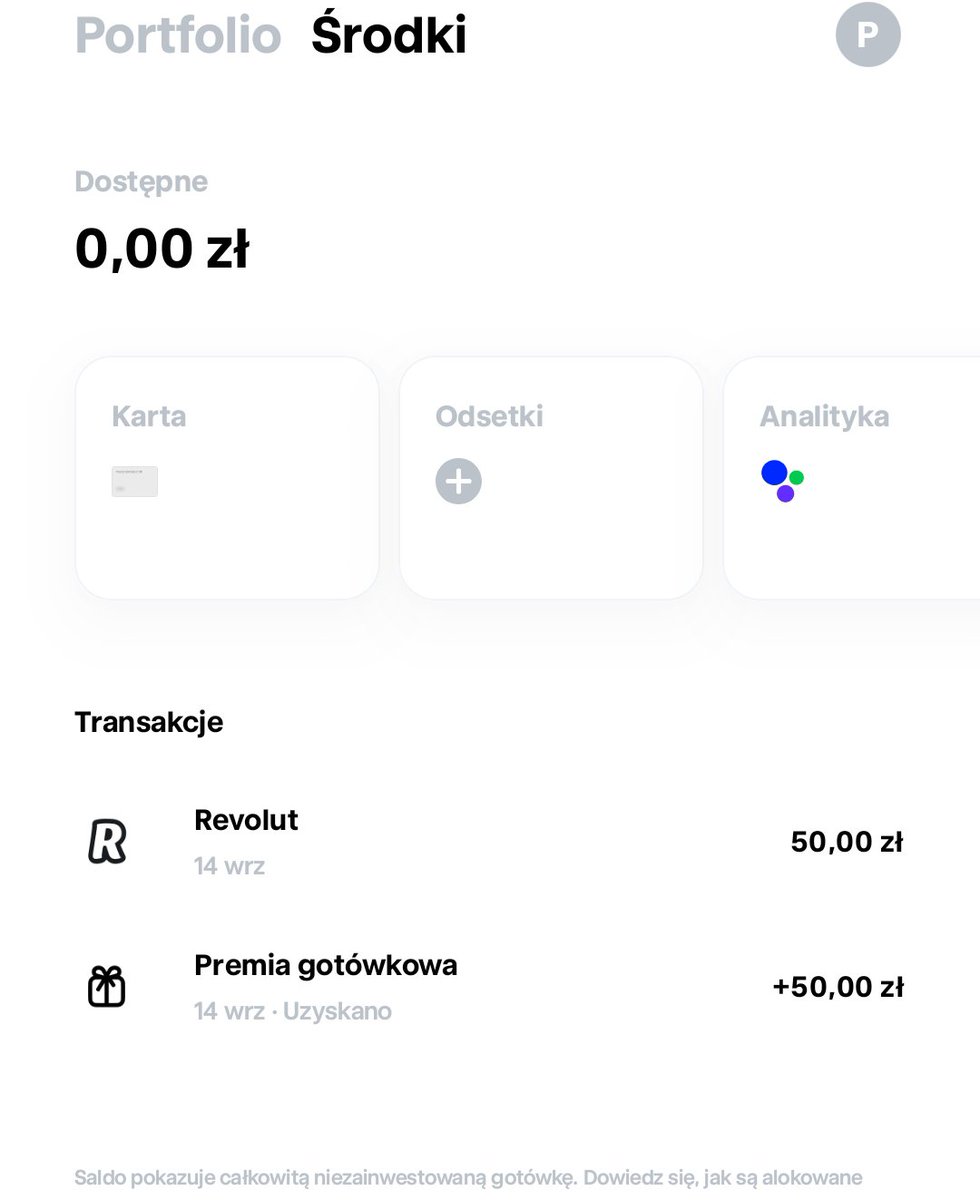 50 ZŁ ZA POLECENIE (MOZNA OD RAZU WYPLACIC) 🎁♣️
Dołącz do Trade Republic –  Otwórz konto korzystając z linka i zrob KYC

 refnocode.trade.re/197m6t1h
