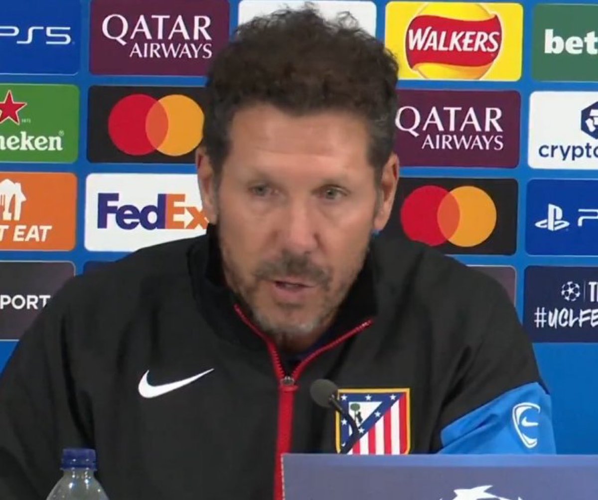 Diego Simeone “Liverpool fans were abusing me for 90mins but I lost it when one of them called me the Argentine Arteta.”