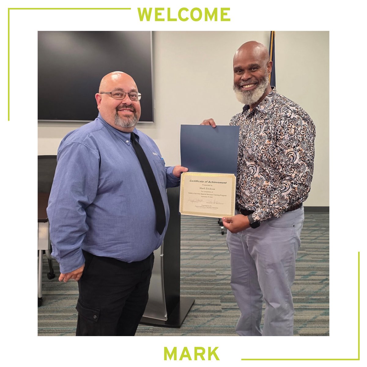 tankbus's tweet image. We’re excited to celebrate the graduation of our newest operators; Janera and Mark 🥳 Please join us in welcoming them to the TANK team 🚌 #TANKBus #TeamTANK #JoinOurTeam