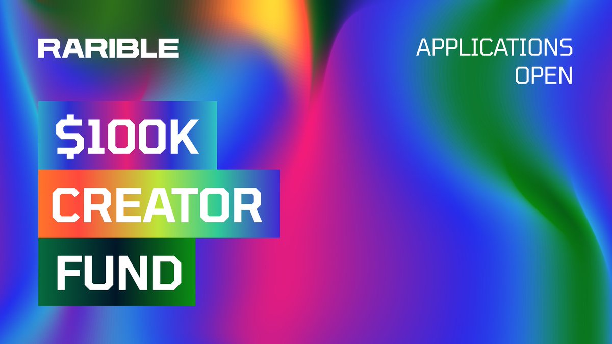 We’re creating a cycle where creators and collectors win. If you want a piece of the $100K <a href="/rarible/">Rarible</a> Creator Fund, read on 👇

“Our Creator Fund is about creating more sustainable feedback loops in the ecosystem. Our rewards program incentivizes secondary trading and funnels