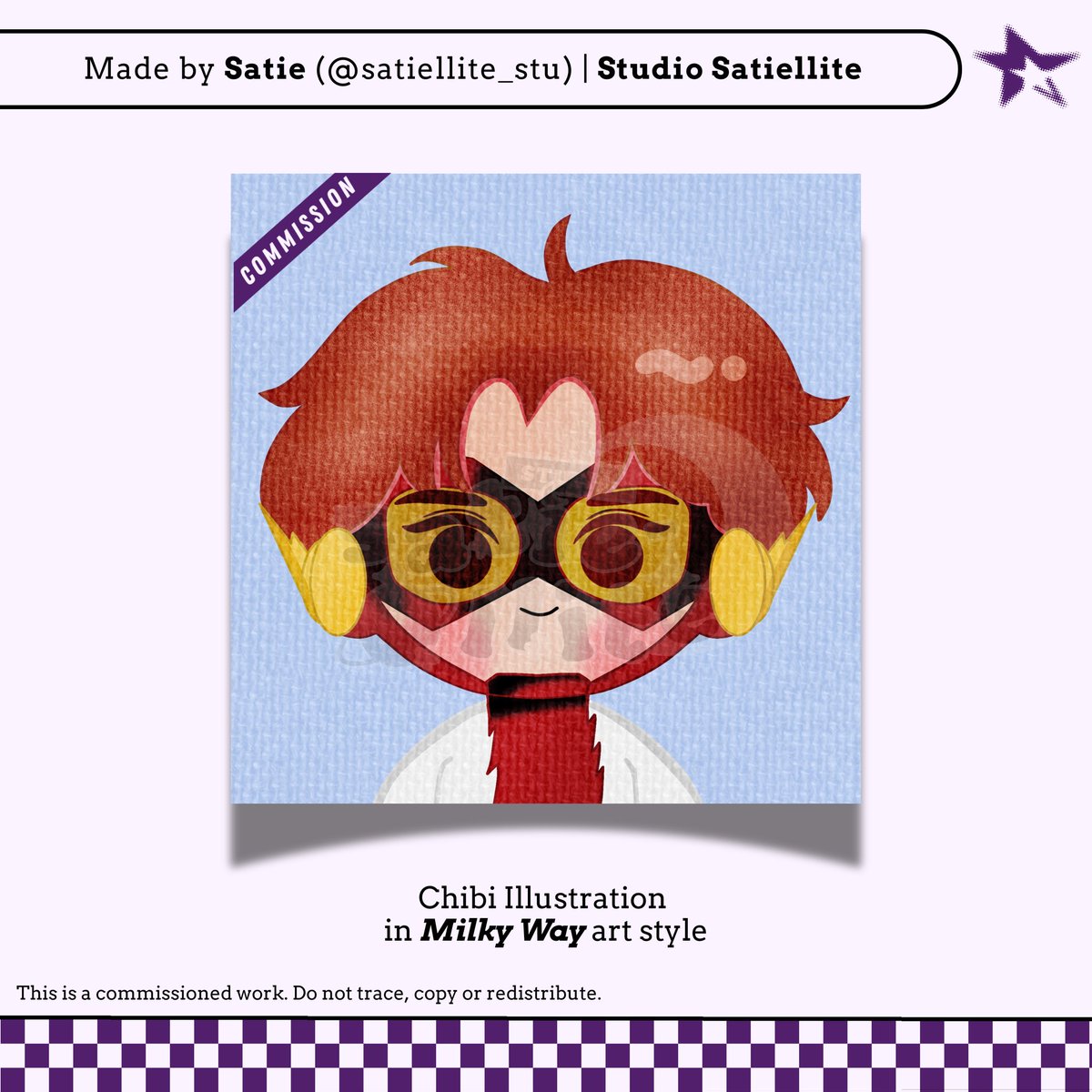 — #satiezip ₊˚⊹ ˙⋆✮

Icon illustration from my 3rd intl client from 🇫🇮 Barry Allen aka Flash ⚡🦸

⤷ open for commission 

🏷️ artph lf client commstwt commsx illustration chibi digital art  commission