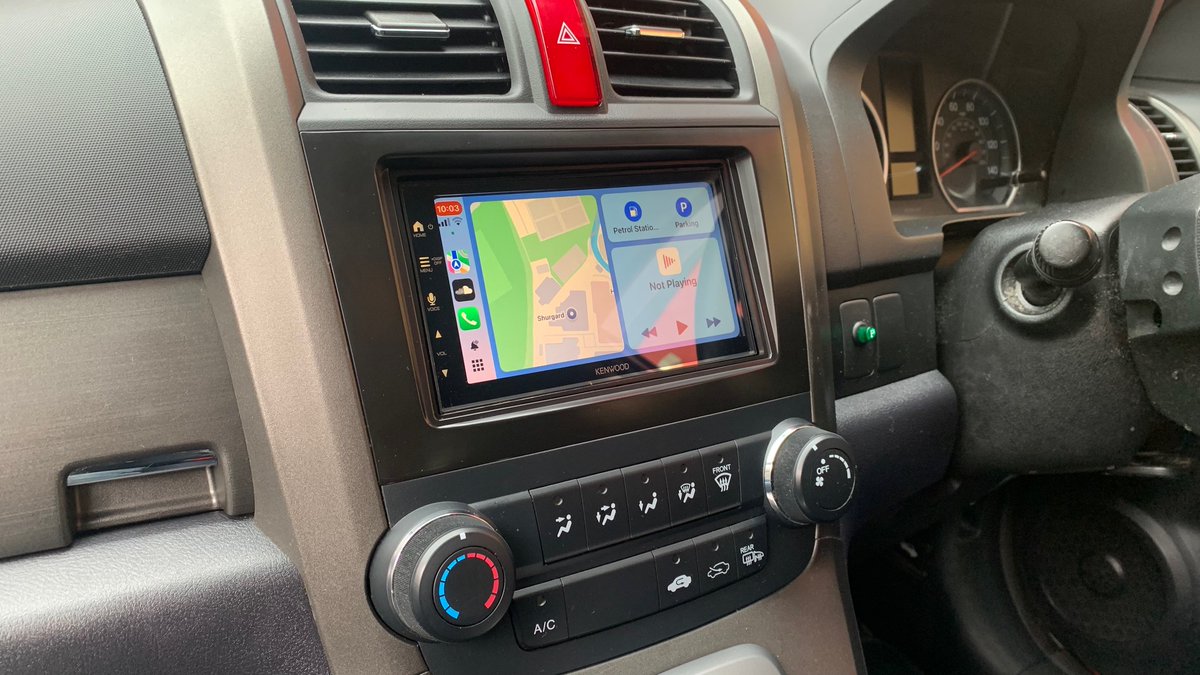 dynamic_audio's tweet image. We’ve just transformed a 2009 Honda CR-V with the latest tech upgrade – the Kenwood DMX7722DABS Wireless CarPlay Stereo 📷📷, installed seamlessly using the Connects2 CTKHD04 fitting kit.

@Connects2 @Kenwood_UK @Honda_UK