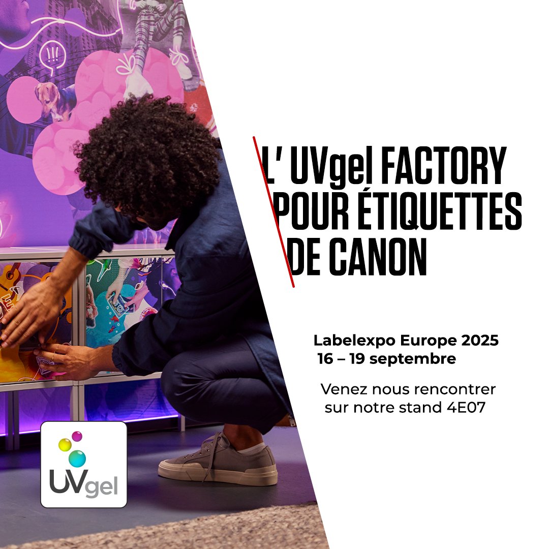 🌟 Première à #LabelexpoEurope2025 : la nouvelle UVgel Factory pour Étiquettes !
✔️ Colorado série M
✔️ Fotoba JRL 17
✔️ Colex flatbed cutter
👉 Des étiquettes premium, sans lamination.
📍 RDV stand 4E07 !