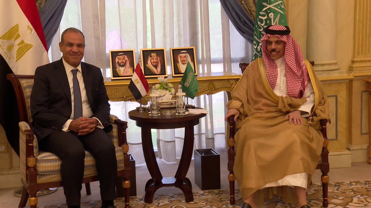 وزير الخارجية الأمير فيصل بن فرحان يستقبل وزير خارجية مصر بدر عبد العاطي في الرياض #الإخبارية وزير الخارجية الأمير فيصل بن فرحان يستقبل وزير خارجية مصر بدر عبد العاطي في الرياض #الإخبارية