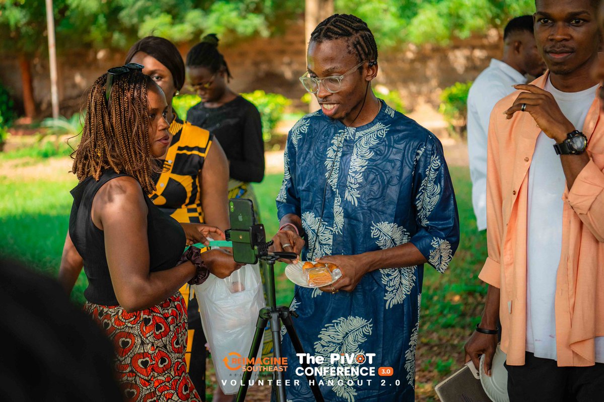 davidaen_init's tweet photo. Don't just TRUST THE PROCESS, register for The PiVOT Conference 3.0 at https://t.co/CZ0UgkQOtP to PROCESS THE TRUST
Let's PIVOT...
Image taken at @ThePivotNG volunteers hangout by an amazing photographer
#thepivotconference #volunteershangout #davidaeninitiative https://t.co/hWAdlEyduy