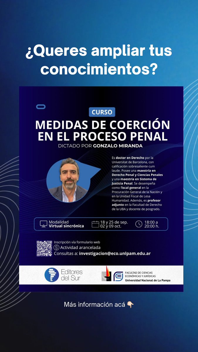 Hoy arrancamos con este curso.
¡Sumate!
docs.google.com/forms/d/1HLx-0…