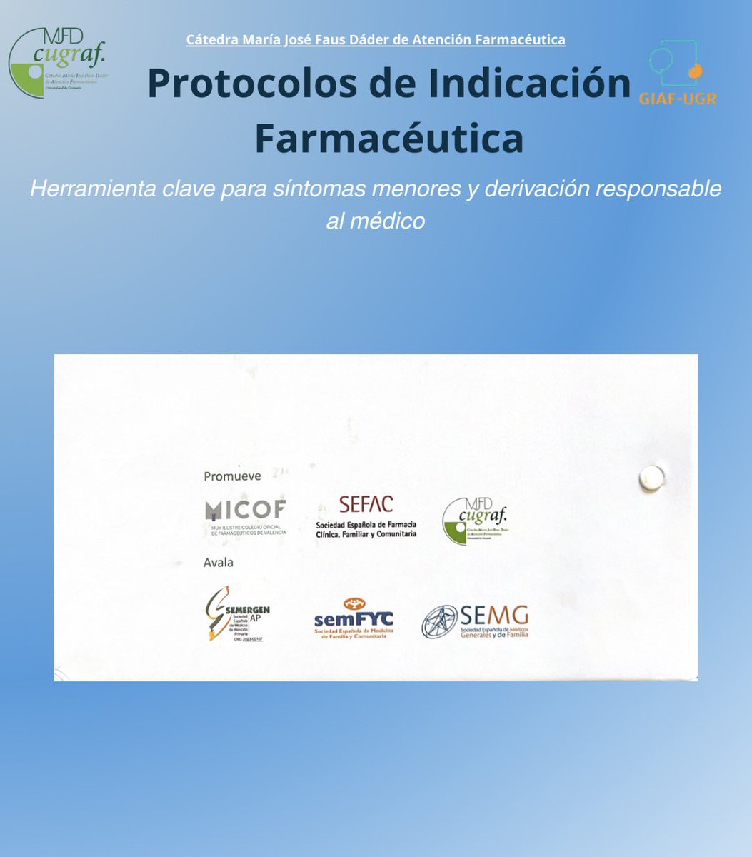 Cátedra M. José Faus Dáder Atención Farmacéutica tweet media