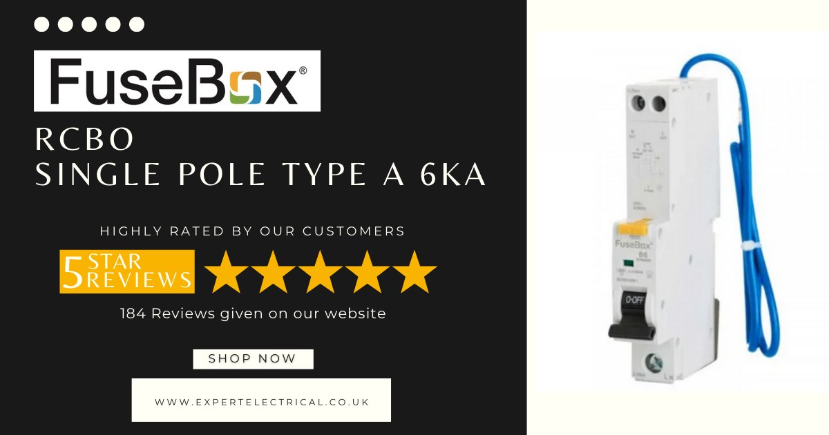FuseBox RCBOs are packed with key features that set them apart as a top choice for circuit protection

And you, our customers, have given them a 5 Star rating ⭐⭐⭐⭐⭐ on our website!!

#epertelectric #electric #electrical #circuit #circuitprotection #rcbo #wiring #powersurge