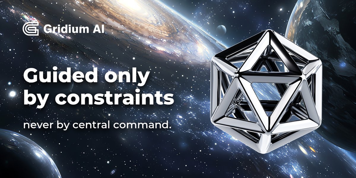 GridiumAI's tweet photo. Order in Gridium is not designed — it emerges.
Like galaxies, it arises from distributed fluctuations,
guided only by constraints, never by central command.
#GRDM #BNBChain https://t.co/GZNFPQe1eK