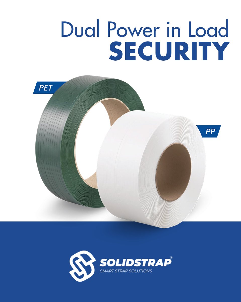 solidstrap's tweet image. Yük Güvenliğinde Çifte Güç📦🔗
İki farklı çözüm, tek ortak hedef: her yükte güven ve dayanıklılık.
_

Dual Power in Load Security📦🔗
Two solutions, one common goal: security and durability in every shipment.
#Solidstrap #LoadSecurity #PETStrap #PPStrap #PackagingSolutions