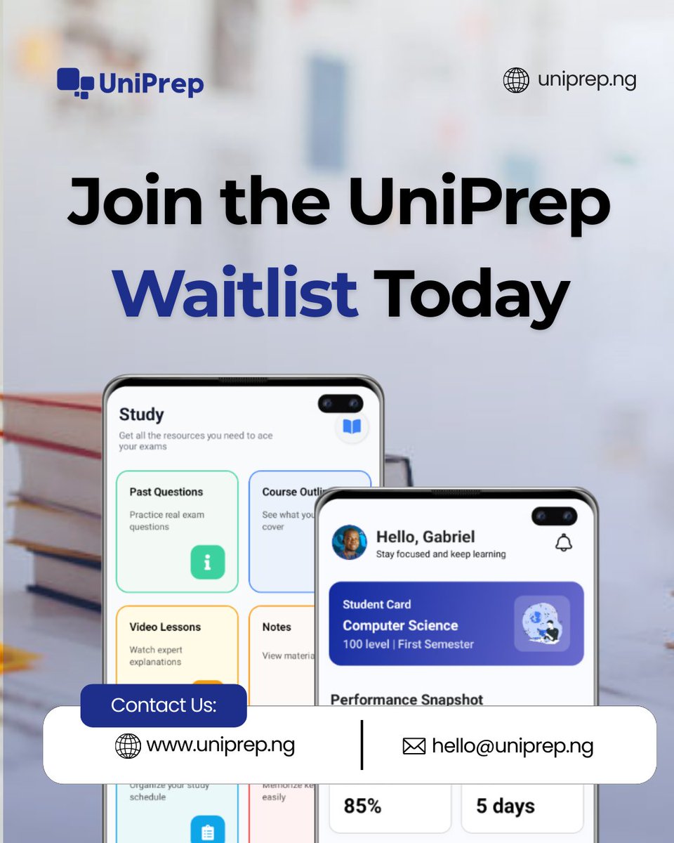 UniPrep App tweet media