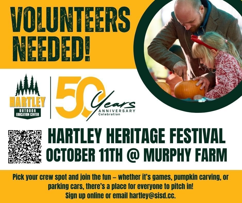 We can’t do this without YOU! We’re looking for volunteers for Hartley's Heritage Festival on October 11th. Sign up at forms.gle/6VHJYVodrXXtPd…