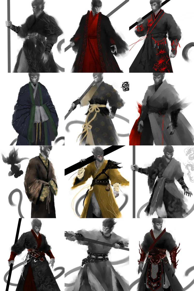 А я тут рисовала Великому Мудрецу одежку 😌