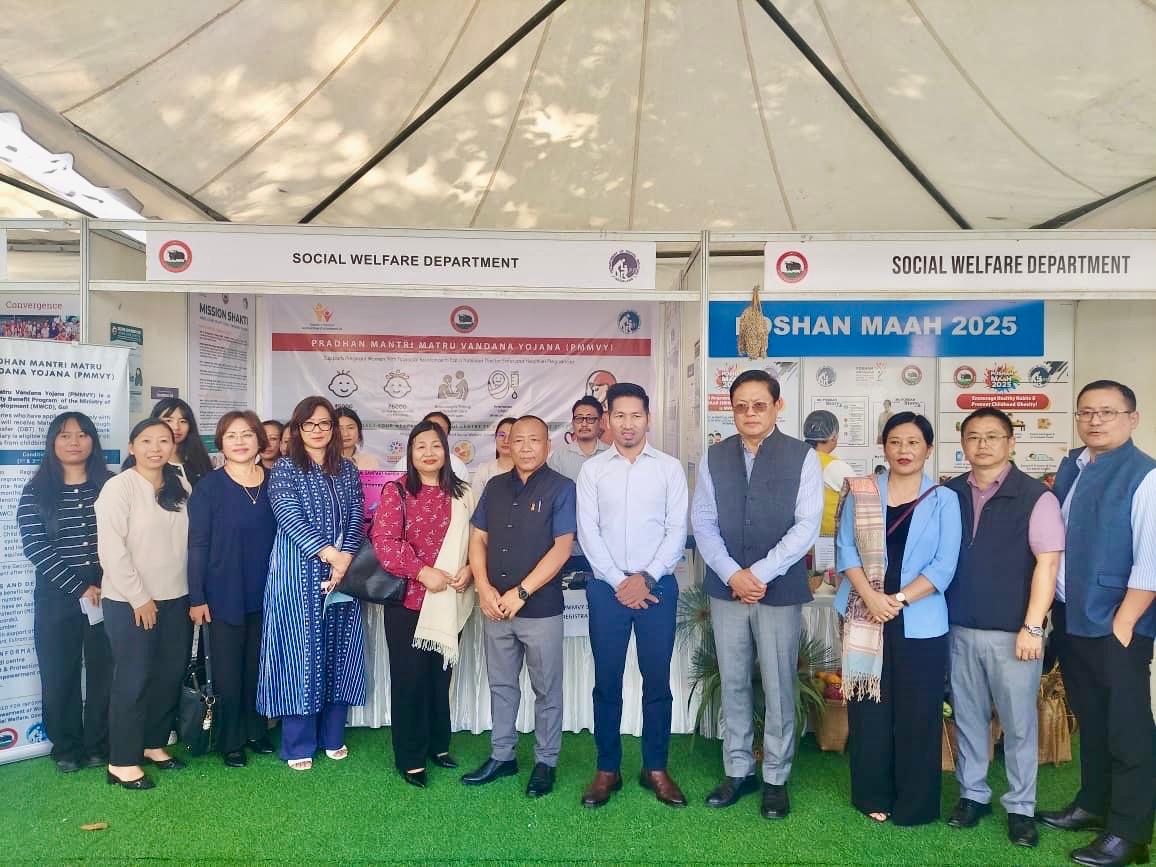 Wangpang_Konyak's tweet photo. Launched the month-long Poshan Maah 2025 in Kohima, alongside the nation, dedicated to building a malnutrition-free Nagaland! 

From September 17 to October 16, we're uniting communities through workshops, rallies, and awareness drives on five key themes: Addressing Obesity (cutting excess sugar & oil, balanced diets, child monitoring), Early Childhood Care & Education (Poshan Bhi Padhai Bhi!), Women's Empowerment, and more. Let's nourish our future together—every small step counts! #PoshanMaah2025 #HealthyNagaland #NutritionForAll