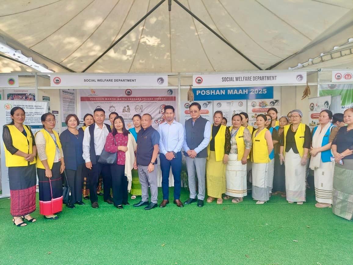 Wangpang_Konyak's tweet photo. Launched the month-long Poshan Maah 2025 in Kohima, alongside the nation, dedicated to building a malnutrition-free Nagaland! 

From September 17 to October 16, we're uniting communities through workshops, rallies, and awareness drives on five key themes: Addressing Obesity (cutting excess sugar & oil, balanced diets, child monitoring), Early Childhood Care & Education (Poshan Bhi Padhai Bhi!), Women's Empowerment, and more. Let's nourish our future together—every small step counts! #PoshanMaah2025 #HealthyNagaland #NutritionForAll