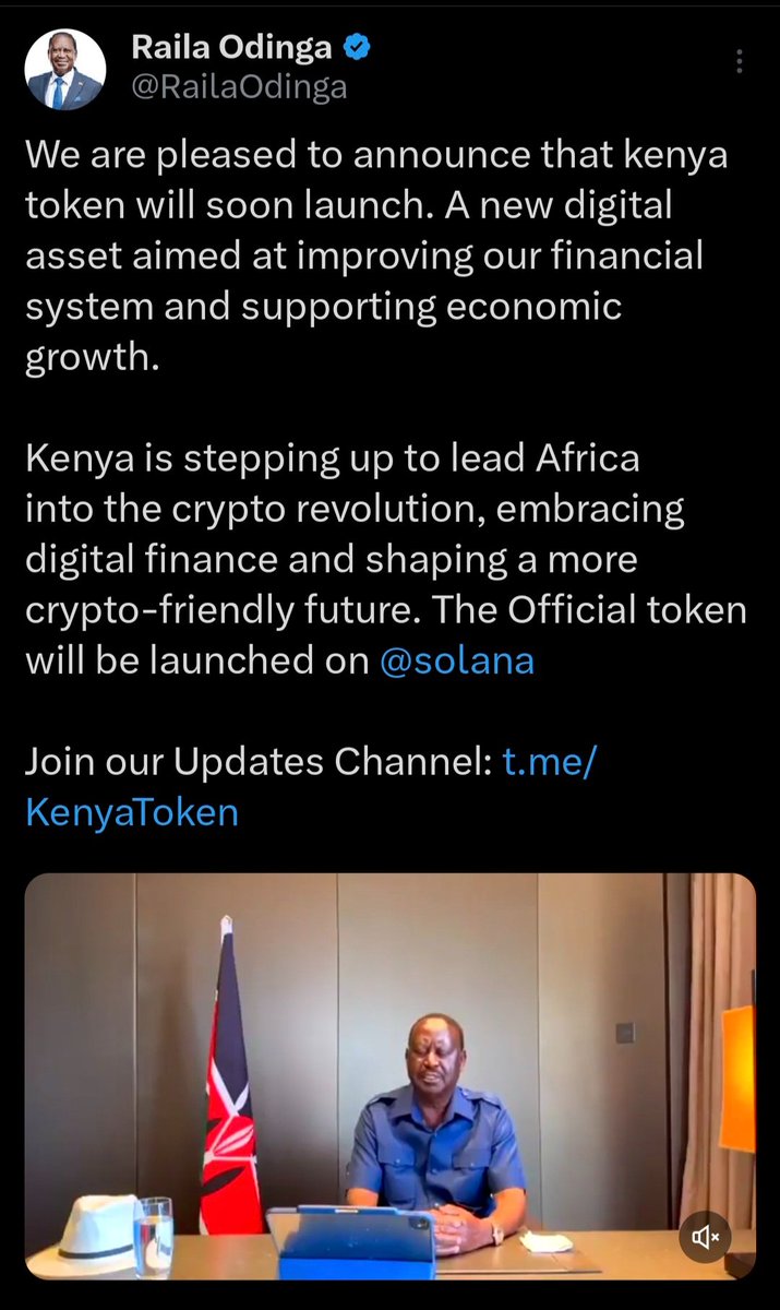 moneyacademyKE's tweet photo. Somebody hacked Raila Odinga’s Twitter account and made a deepfake to scam people. 

Don’t fall for it, it’s a scam. https://t.co/pcy04FdweB