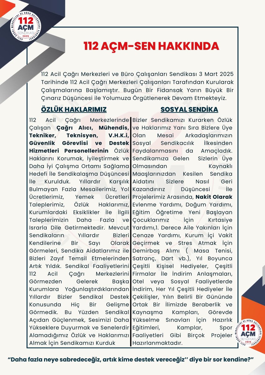 112 AÇM SEN (@112acmsendikasi) on Twitter photo 