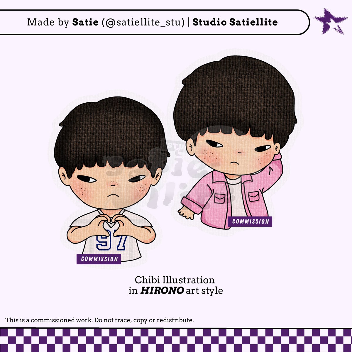 — #satiezip ₊˚⊹ ˙⋆✮

Hirono Illustration that was turned into keychain for fundraising 🍨🥤☄️ cute talaga kainissssss

⤷ open for commission 

🏷️ artph lf client commstwt commsx illustration chibi hirono popmart layout digital art commission