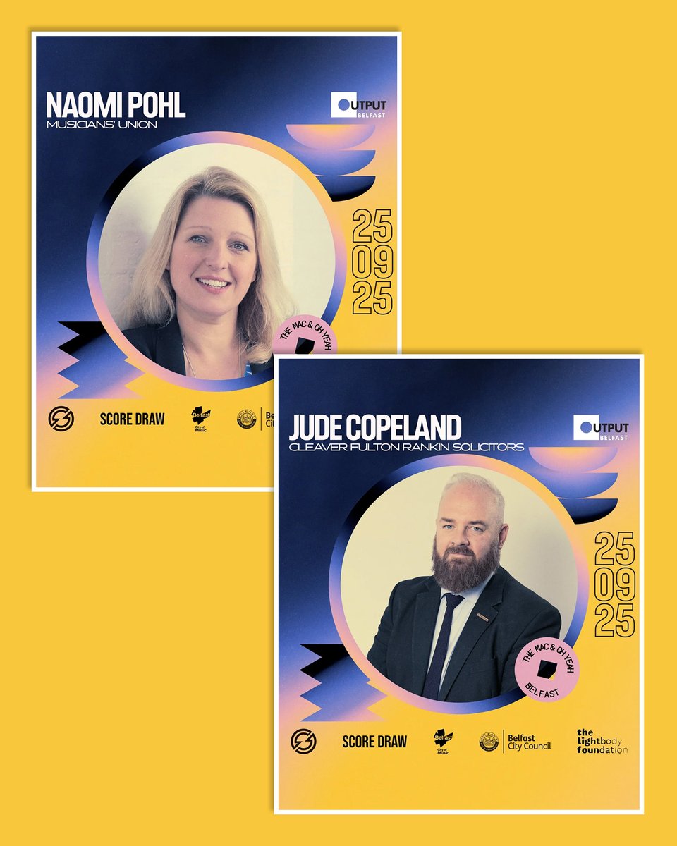 Next Thursday I'll be in Belfast for this year's Output. Join me for 'Music + AI: What The F*ck Is Going On Right Now?' - I'll present a CMU speed briefing and then dissect the big AI debates with Naomi Pohl from the Musicians' Union and Jude Copeland from Cleaver Fulton Rankin.