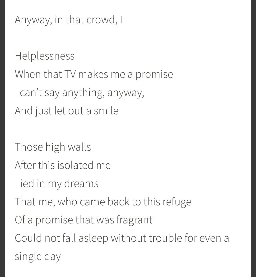 arctic_trans's tweet photo. update from last week: tfw you love a song so much you translate it twice (without erasing/replacing the first translation or anything) 💀

seo taiji - coma
english lyrics translation
2020, 2025 (5 years apart)

https://t.co/ek06oTJz7g https://t.co/EBCCgAQbgL