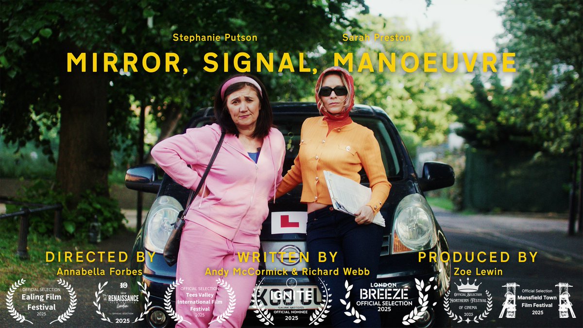 Thank you <a href="/LondonBreezeFF/">LondonBreeze</a> and <a href="/theTVIFF/">Tees Valley International Film Festival</a> 
- we are beyond excited to be included in your official selections for 2025! #ShortFilm #shortfilmfestival #officialselection #mirrorsignalmanoeuvre #londonbreeze