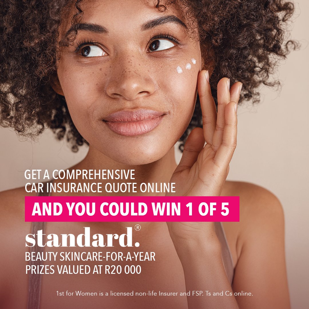 ✨ Get your obligation-free Comprehensive Car Insurance quote online from 1st for Women, and you could win 1 of 5 skincare-for-a-year prizes from Standard Beauty valued at R20 000. Competition closes 30 Sept. 

Enter here: bit.ly/4mkI3cC 

#ChooseFearless #1stForWomen
