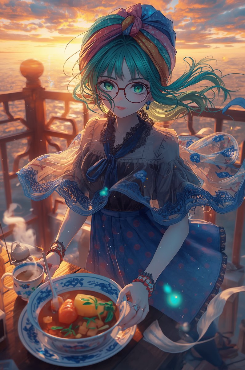 aki_zx400s's tweet image. 完全復元は難しいけど、ヒトに持たせる程度なら必要十分かな🍛
おやすみなさいませ🥱
#AIイラスト #AIart #AIillustration