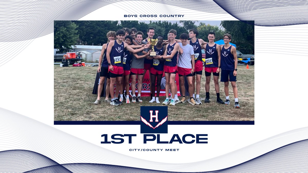 HHS_BlueStreaks's tweet image. Congratulations to our Boys and Girls Cross Country teams on their first and second place finishes at the City/County meet!  #BlueStreakPride