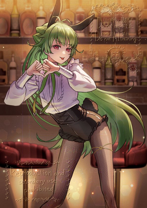 これはバニーの日に描きたいなーと思ってたばにーめるちゃんrkgk🐰