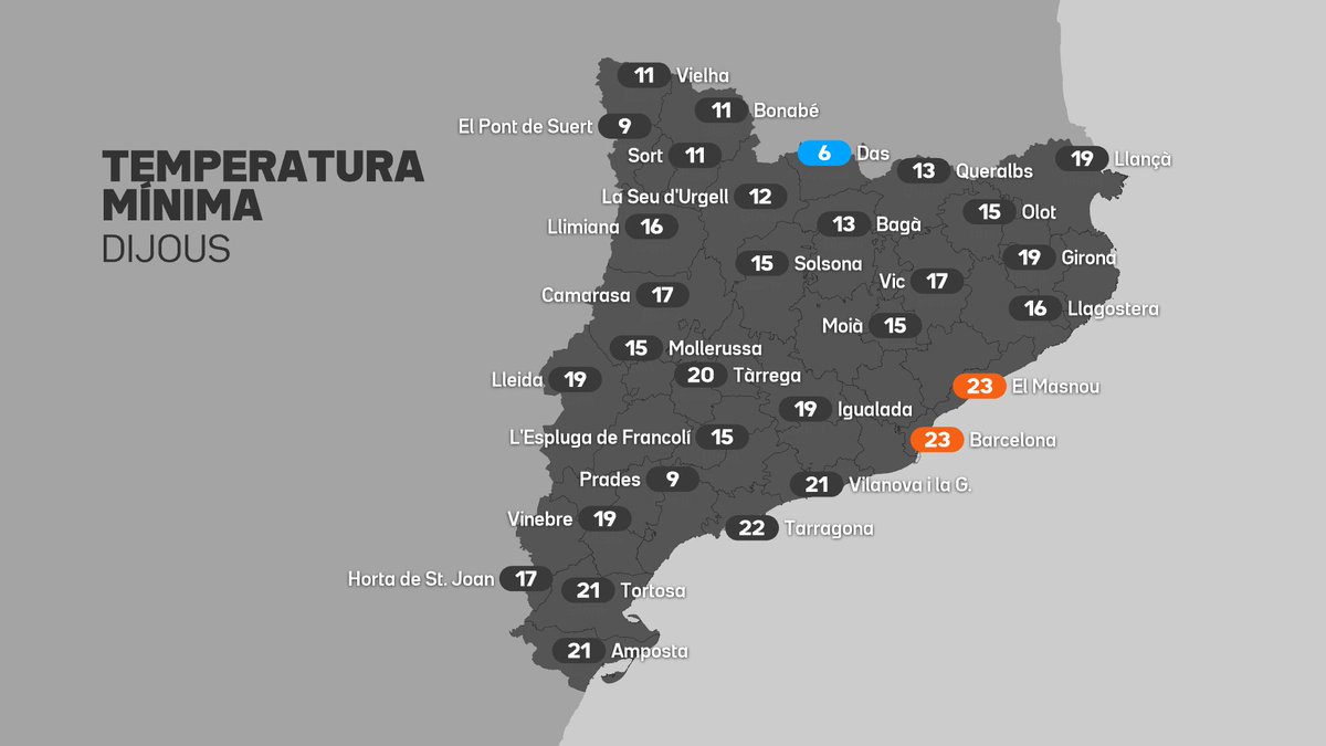 J_Masferrer's tweet photo. Què heu fet #TV3? @som3cat @3CatInfoelTemps 
El mapa de Catalunya no és així, deixeu-vos de tant disseny i pantone i doneu-li vida i relleu al nostre territori. https://t.co/wL82FxIVt4