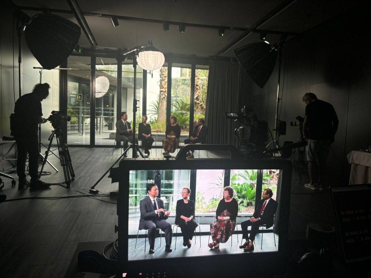 📽️ A peek behind the scenes at the roundtable we held in conjunction with <a href="/cancer_nurses/">Cancer Nursing Today</a> in Barcelona! 

🌟 Moderated by <a href="/StephenVLiu/">Stephen V Liu, MD</a>, the discussion featured insights from Laura Macke, MS, FNP-C, <a href="/ShirishGadgeel/">Shirish Gadgeel</a> &amp; Mary Duffy, AM, RSCN, RGN, RSM.

➡️ Stay tuned! 

#NSCLC #WCLC25