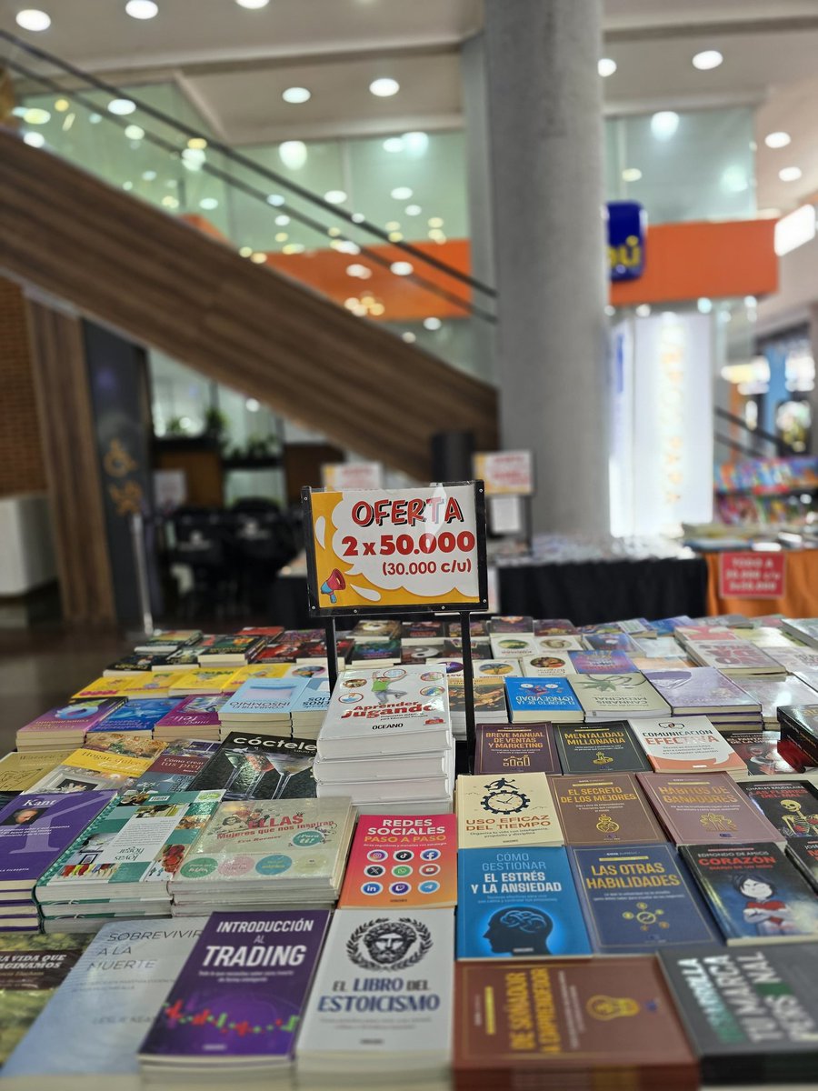 📚🔥 ¡YA COMENZÓ LA FERIA DE REMATE! 🔥📚

📖 Libros desde Gs. 10.000
💥 Hasta 50% de descuento
🎁 Promociones especiales y combos

Desde hoy hasta el domingo
🕘 De 9:00 a 21:00 hs.
📍 Shopping Multiplaza – Hall Central