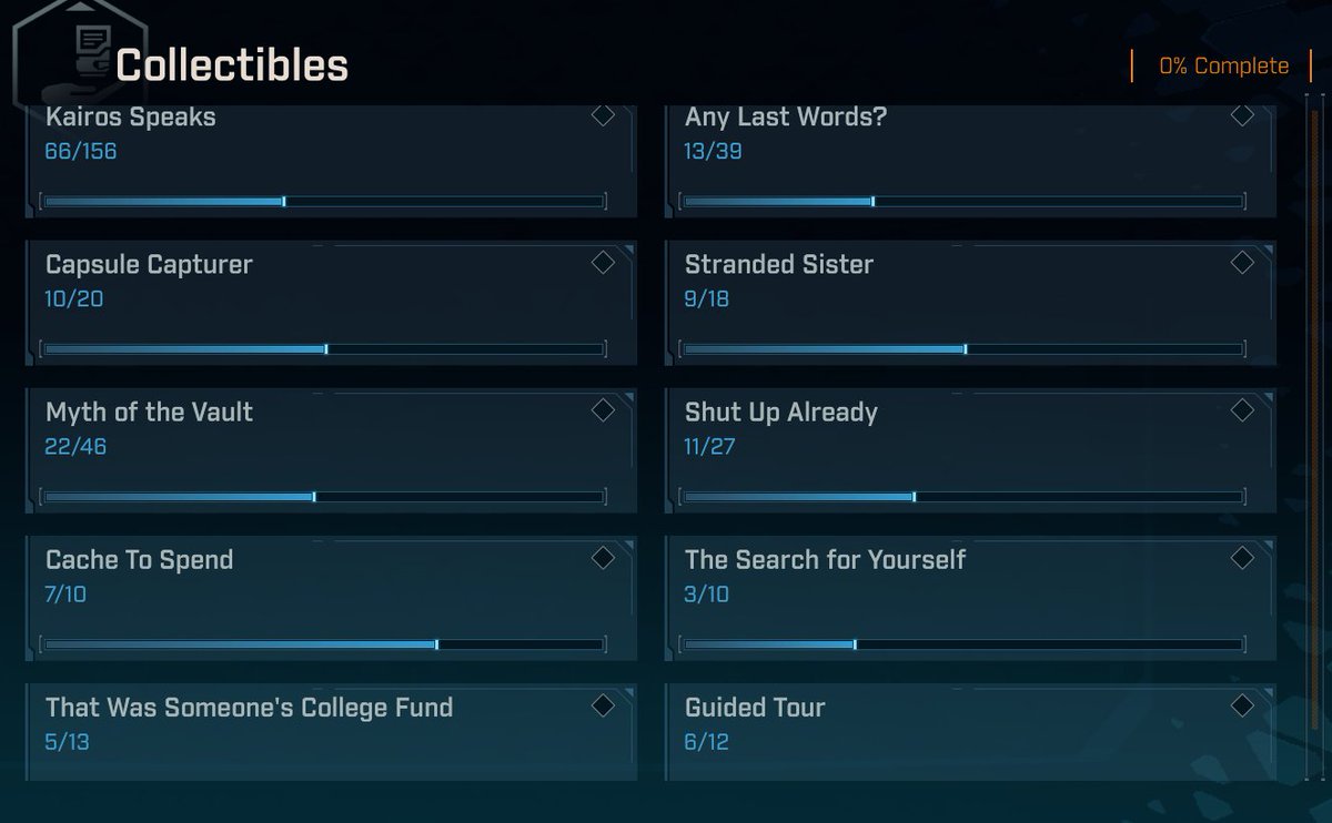 gonna have all these collectibles done today brb