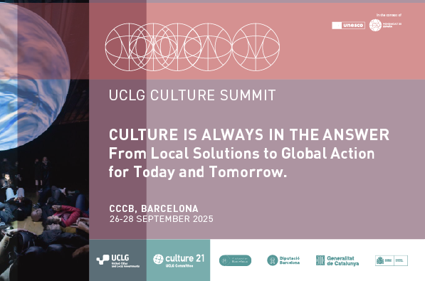 agenda21culture's tweet photo. 🔵#UCLGMeets
🟡Ready for the 6th UCLG #CultureSummit?

✨Looking forward to gathering next week in Barcelona in the context of @UNESCO #Mondiacult25 and its #AgoraCivica, to advance #culturalrights and the urgneed for a #Culture2030Goal in global agendas!

https://t.co/GP2Dmj31rh https://t.co/l9ns1ABoTA