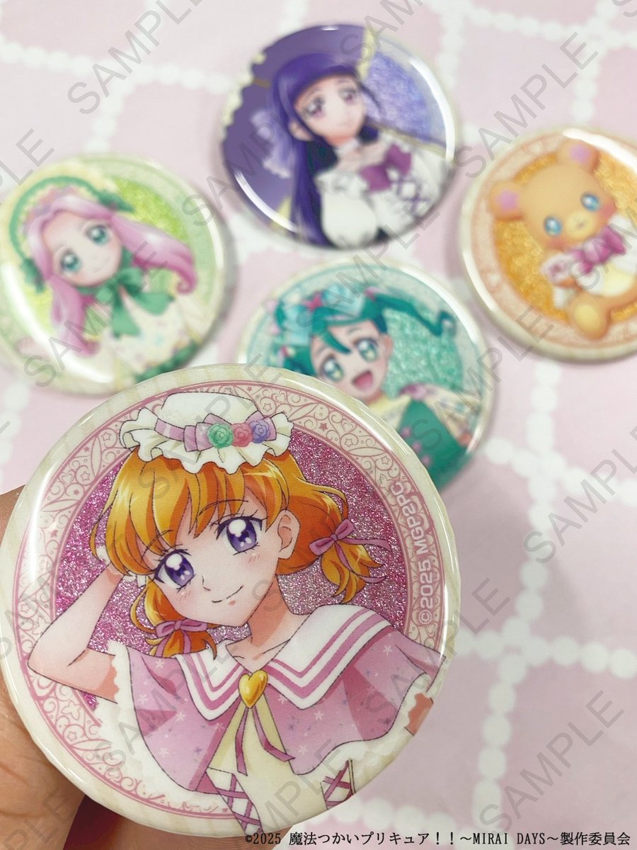 希少☆魔法つかいプリキュア！ CG柄超でかでか缶バッジ 希少☆魔法つかいプリキュア！ CG柄超でかでか缶バッジ 希少