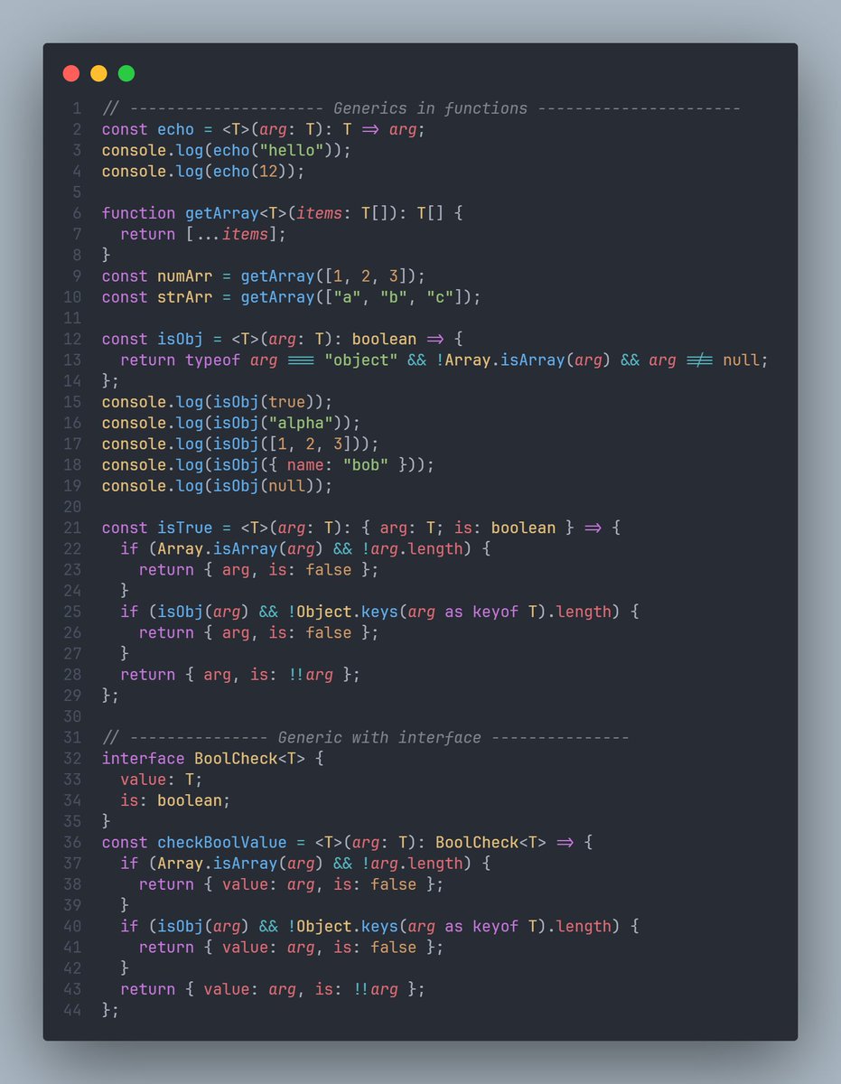 ritik65477's tweet image. 🚀 Day 73 of My Web Dev Journey – TypeScript
Last 3 days, I explored:
🔹 Generics
🔹 Utility Types
🔹 React Basics with TS
🔹 React Hooks with TS
Bridging the gap between React &amp; TypeScript step by step 💡
#TypeScript #React #100DaysOfCode #LearnInPublic #WebDev #DevJourney