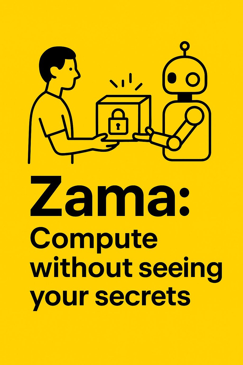 Papi_snr's tweet image. Yes, we all know that FHE is the core technology used in the Zama protocol, but the question is, do we really understand what FHE is and how it works?

Think of it like this: Imagine you have a secret cake recipe that you don't want to share with anyone. However, you're not a…