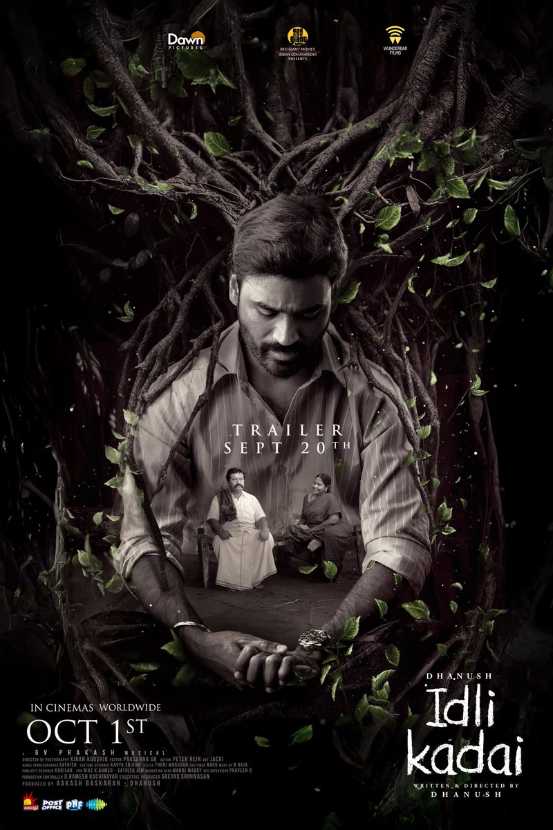 ..#IdliKadaiTrailer From sep 20th 
<a href="/wunderbarfilms/">Wunderbar Films</a> <a href="/RedGiantMovies_/">Red Giant Movies</a> <a href="/DawnPicturesOff/">DawnPictures</a>