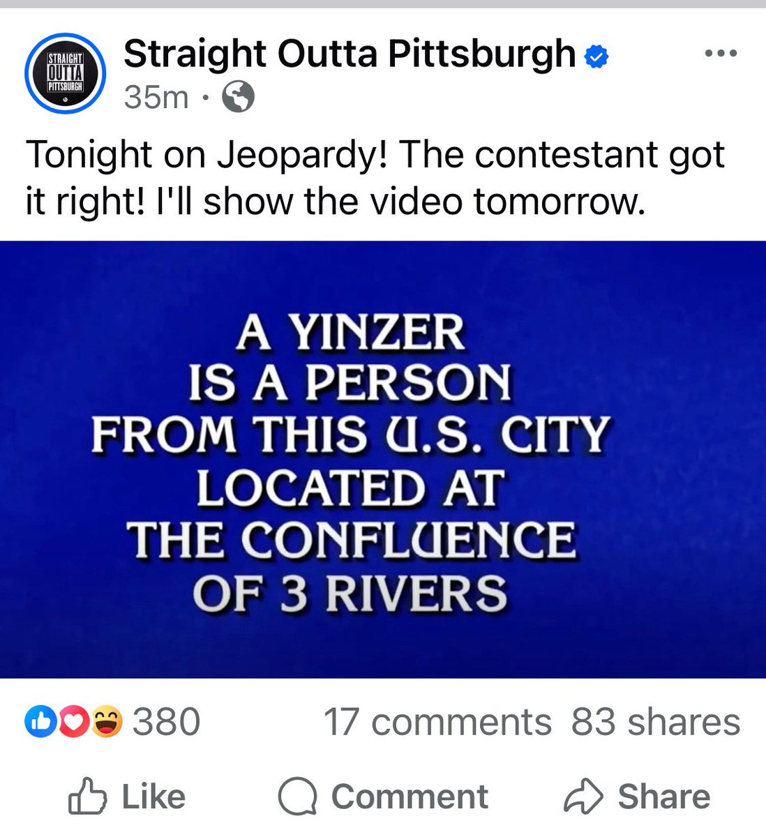 If you’re a proud yinzer, raise your hand! #Pittsburgh #yinzer