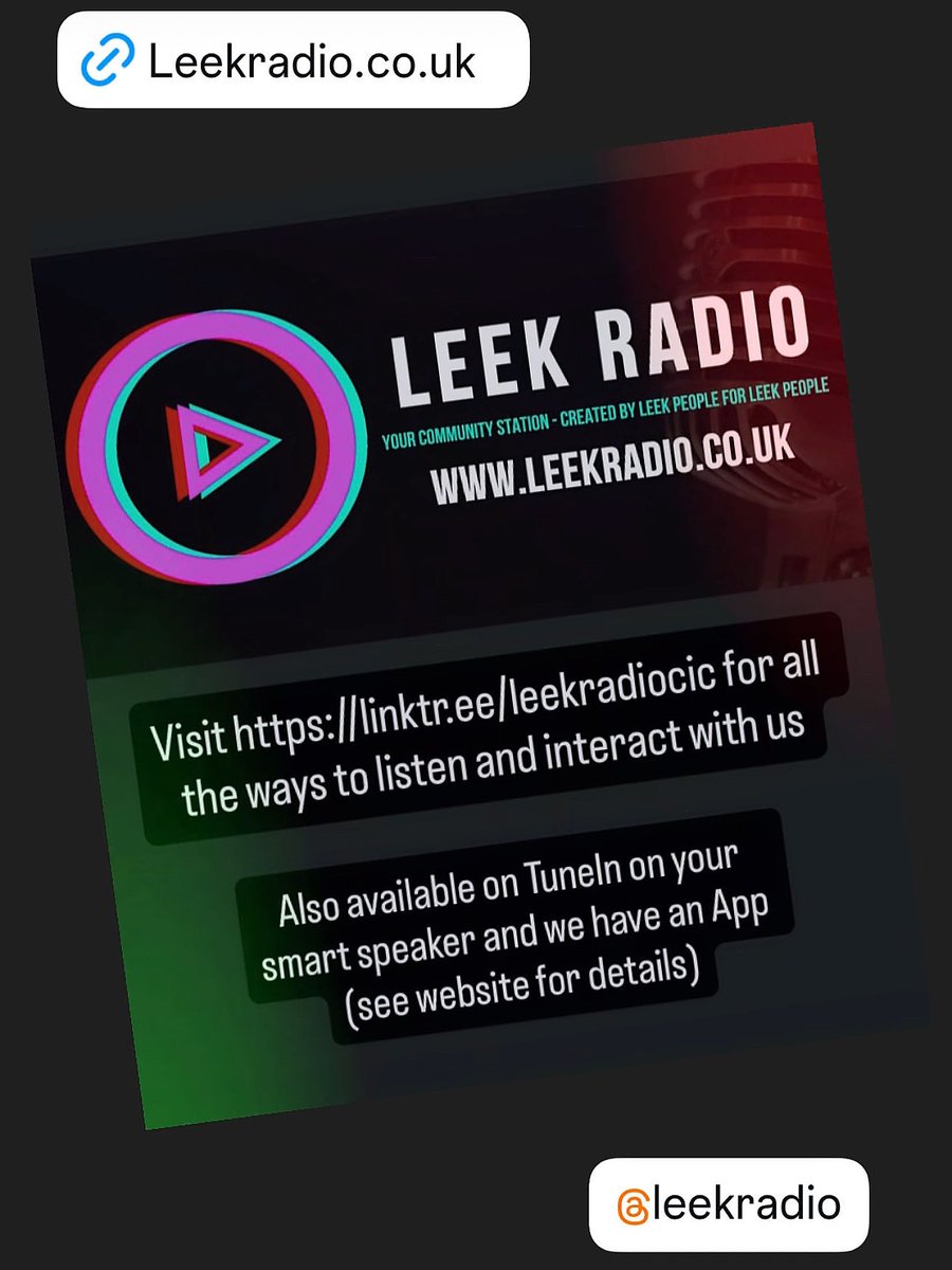 Leek Radio CIC (@yourleekradio) on Twitter photo 