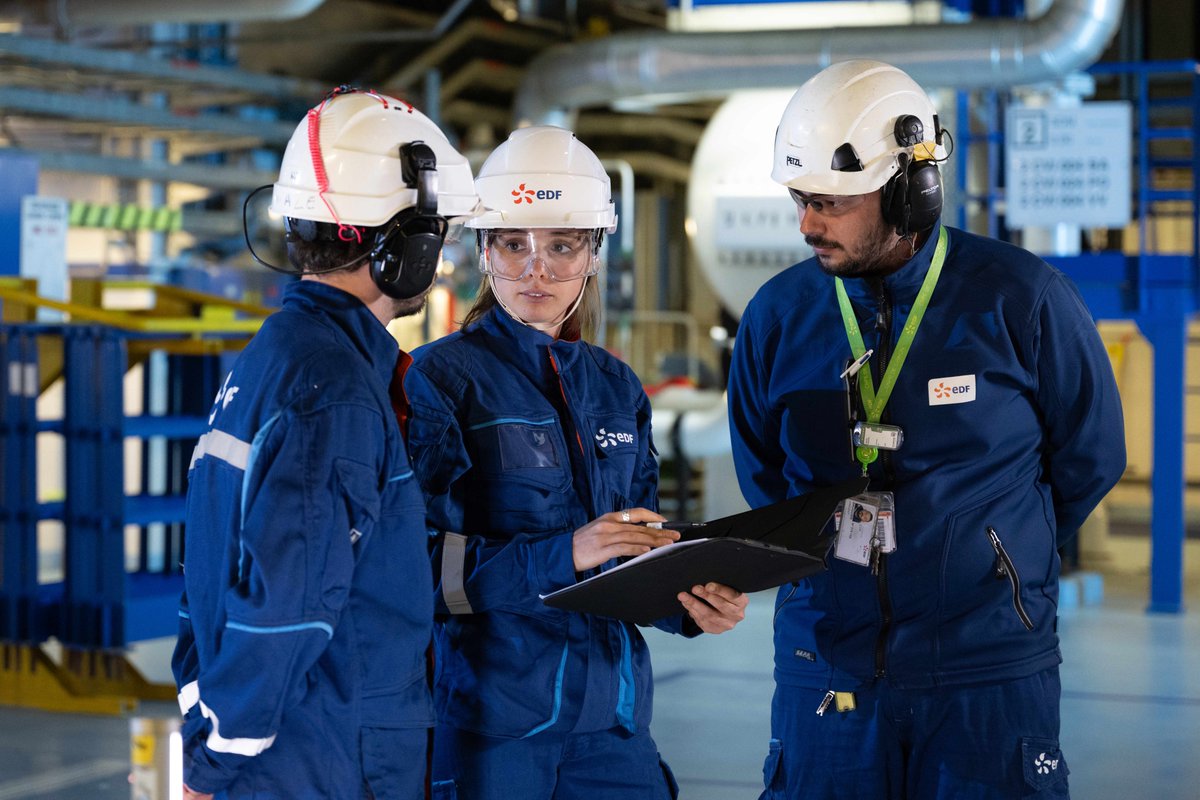 3⃣épreuves réglementaires validées pour la 3ème visite décennale de notre réacteur n°2 💪 Inspection de la cuve du réacteur, étanchéité des circuits, épreuve enceinte du bâtiment réacteur 👏 Merci aux équipes mobilisées !
+ d’infos ici🌐 edf.fr/centrale-nucle…