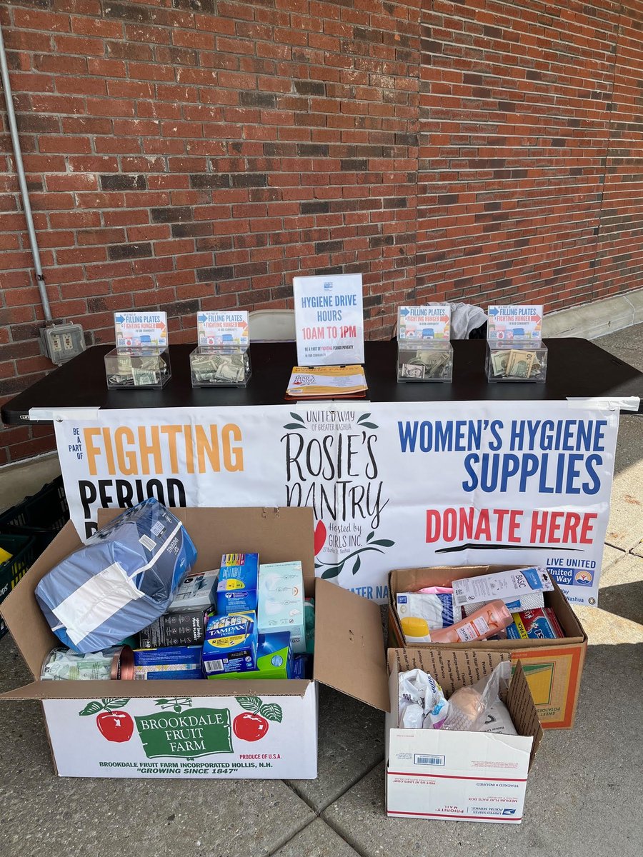 Today, we spotlight the champions who fueled our Period Product Drive this Sunday! Shelly, Denise, Evienne &amp; Kaylee, your compassion proves that collective action can drive progress in the fight against period poverty

Grateful to Hannaford for allowing us to host our drive there
