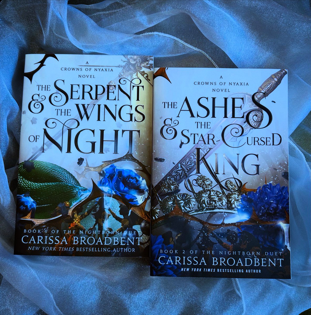 The Serpent &amp; the Wings of Night, The Ashes &amp; the Star-Cursed King by Carissa Broadbent ⭐️⭐️⭐️⭐️⭐️

I loved that this was the deadly games of Hunger Games, make them vampires, age them up to 20s (to 100s of years old), and add secrets that are just as deadly as falling in love.